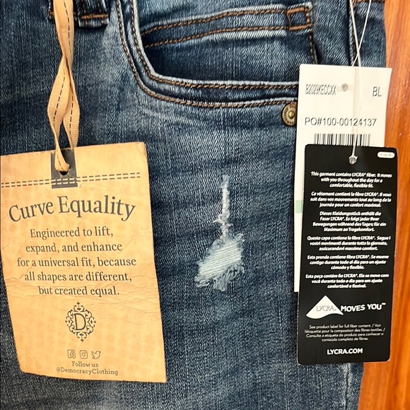 Democracy Brand Classic Blue Jeans - Picture 14 of 15